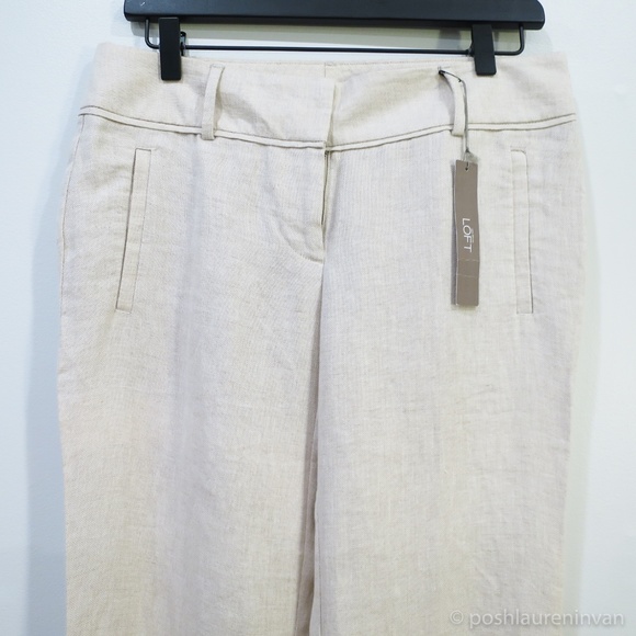 LOFT Marisa 100% Linen Trousers (*NWT!*) – Size 2 - Picture 4 of 15
